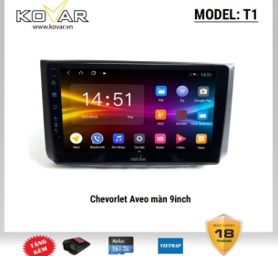 Màn hình DVD Android KOVAR T1 – Chevrolet Aveo
